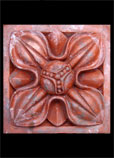 Terracotta Rosette Tile